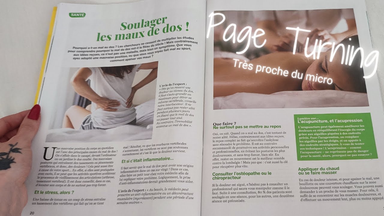 📖 ASMR FRANÇAIS | PAGE TURNING | CHUCHOTEMENT TRÈS PROCHE DU MICRO 📖