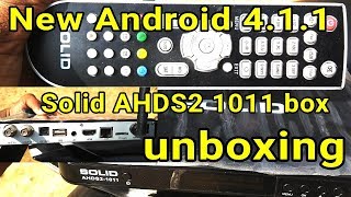 Famous SOLID AHDS2 1011 Android 4.4.1 Versions MPEG4 Unboxing Profile