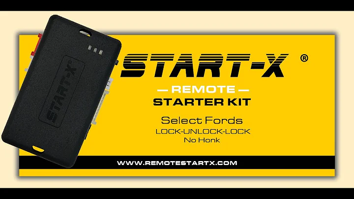 Start X 2015+ F150 Remote Starter Kit Installation video