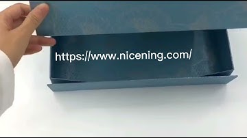 How to make folding box with magnetic closure ?