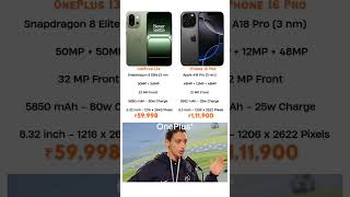 One plus 13s vs iPhone 15 pro #shorts