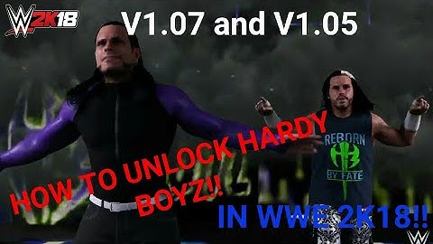 How to download WWE 2K18 update v1.05 and v1.07 unlock hardy boyz DLC