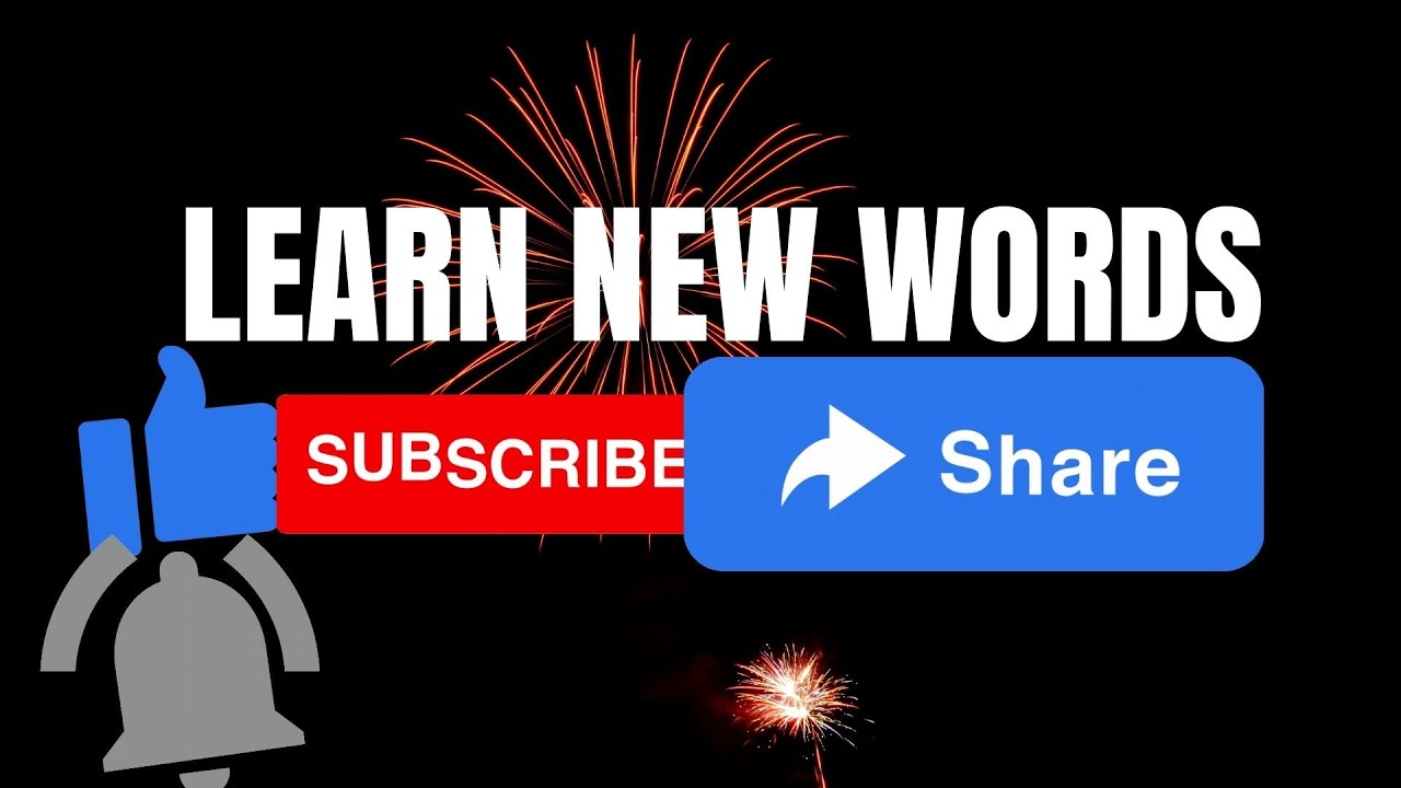 LEARN NEW WORDS - YouTube