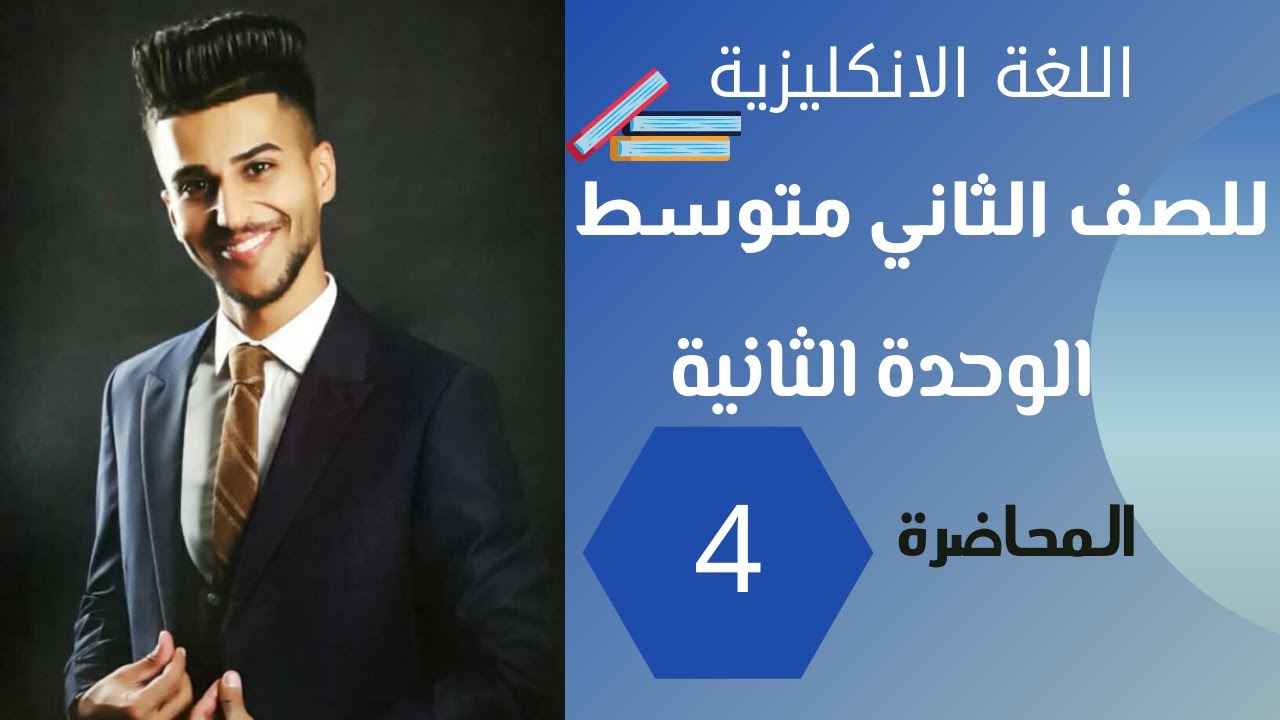 اللغة الانكليزية للصف الثاني متوسط/الوحدة الثانية /المحاضرة 4  وصف مشاعرك Describing your feelings