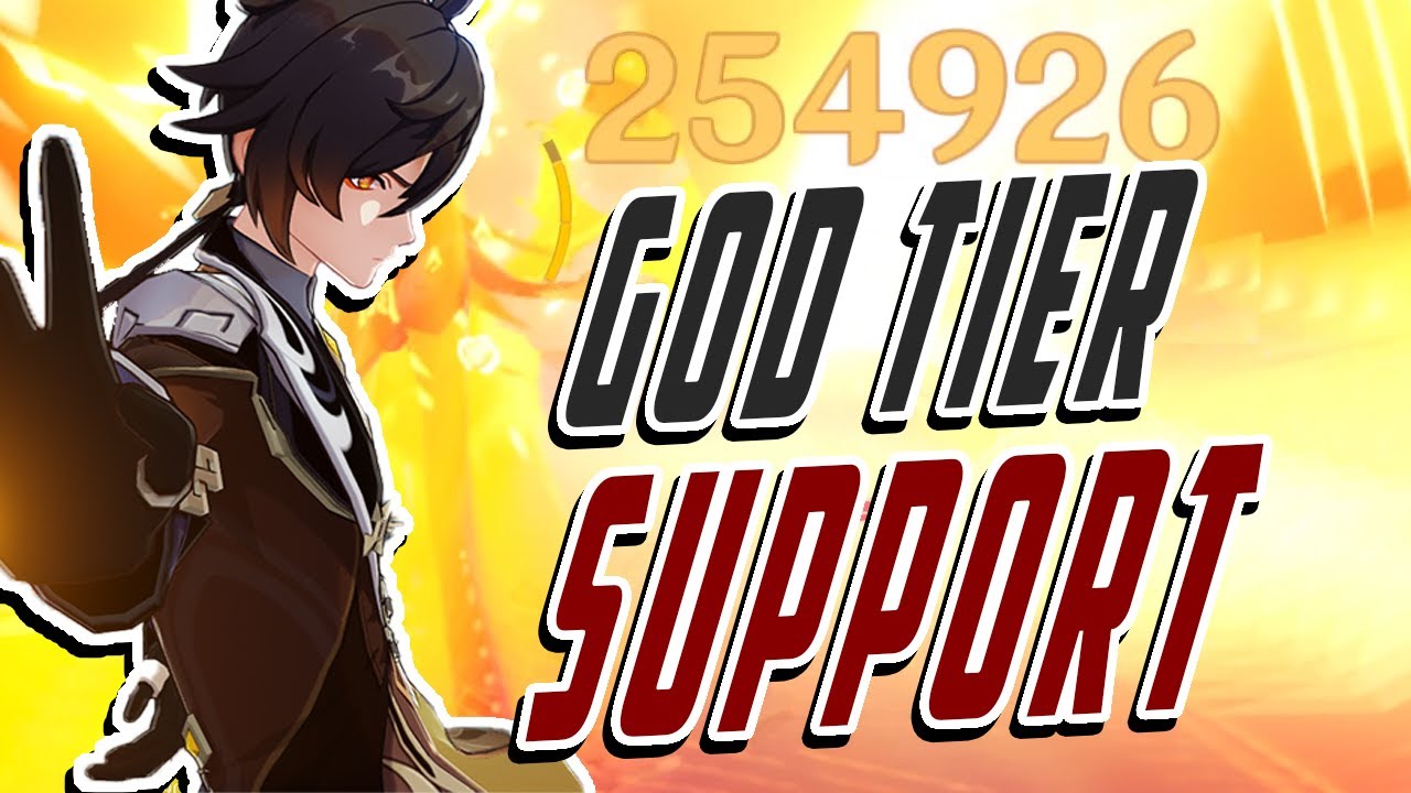 Best Support In The Game Zhongli Support Burst Dps Guide Best Builds Explained Genshin Impact Youtube