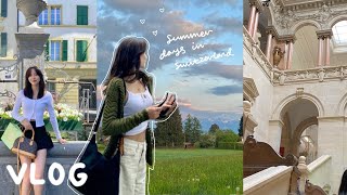 living in switzerland vlog | summer days 🍵 cafes, zermatt, exploring