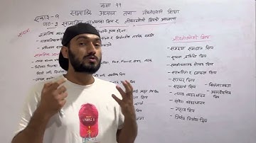 Class 11 Social |Unit 1| Chapter 3|सामाजिक अध्ययनका सिप र जीवनोपयोगी सिपको अबधारणा Concept 11 social