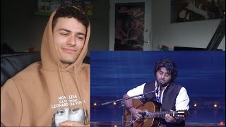 FIRST TIME LISTENING TO INDIAN MUSIC!! ARIJIT SINGH REACTION