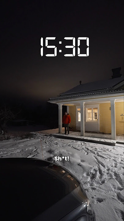 Winter in Finland be like: #shorts