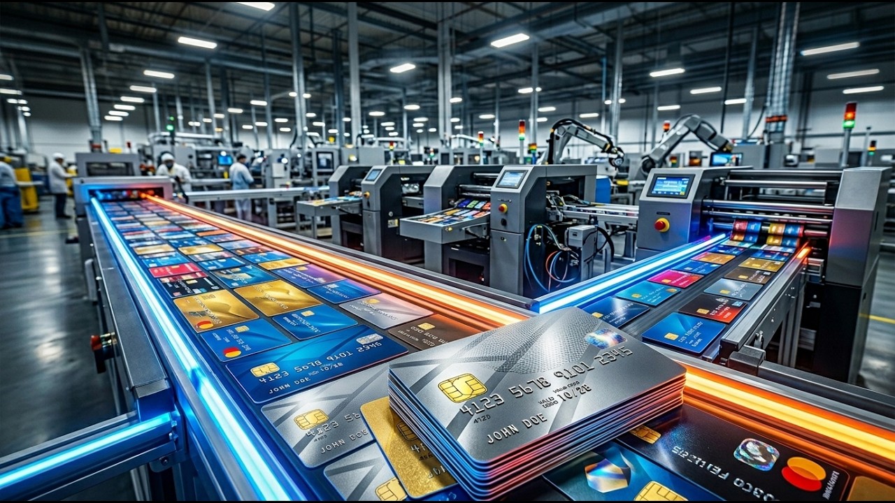 How ATM Cards or Debit Cards Are Made In Factories? - Amazing Factory ...