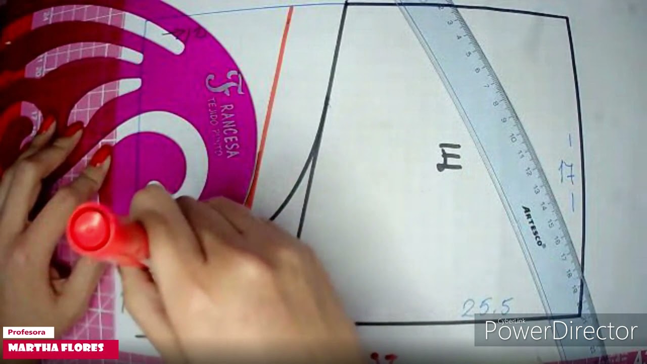 Molde Patrón de boxer para dama con Encaje T-M Cachetero