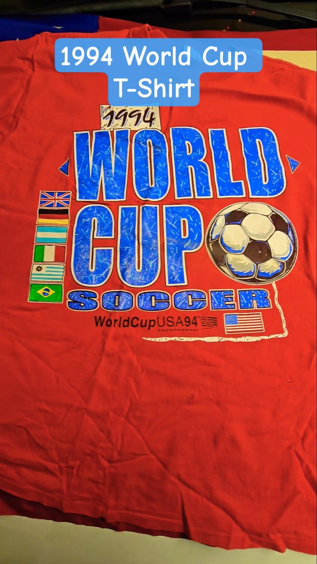 1994 USA ⚽️ World Cup T-Shirt 🇺🇸 #vintage #worldcup