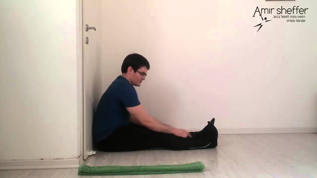 תרגילים לגיד אכילס, דלקת בגיד אכילס - עמיר שפר