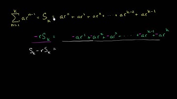 Formula for finite geometric series