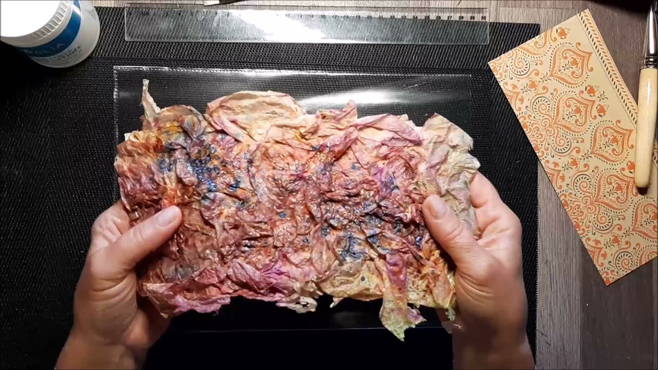 (42) Utilisation des sous-couches de serviettes en papier (création d'enveloppes)