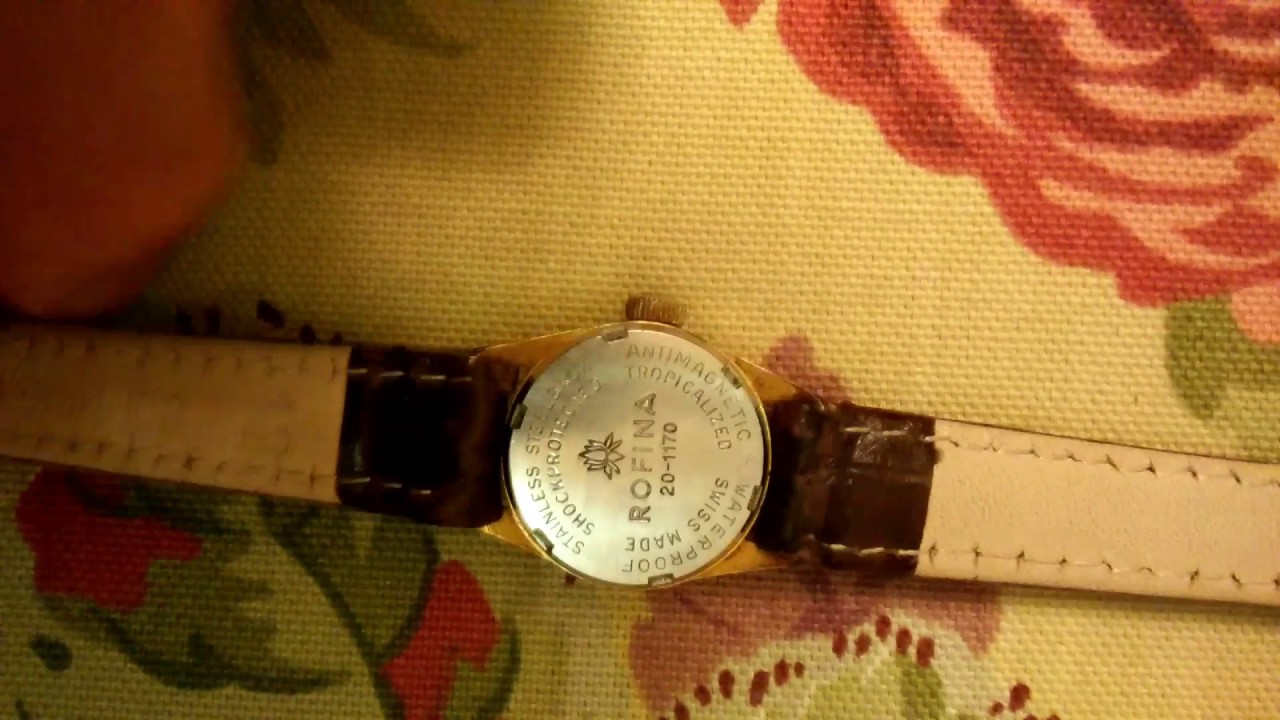rofina supreme quartz watch