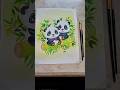 Cute panda # watercolour painting# hobby artist# kids fav