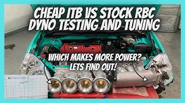 CHEAP ITB VS STOCK RBC MANIFOLD DYNO TESTING- WHICH IS BETTER? LET"S FIND OUT! (BUDGET BUILD INFO)
