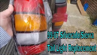 99-06 CHEVROLET SILVERADO / GMC SIERRA HOW TO REPLACE TAIL LIGHT HOUSINGS
