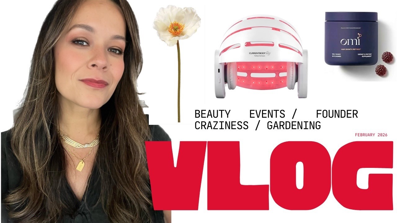 Perimenopause Hair Loss Journey + beauty events and gardening 🍷 #vlog #hairbyaviva