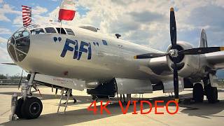 B-29 BOMBER 'FIFI'  CLOSE UP TOUR 4K!  6/17/2026