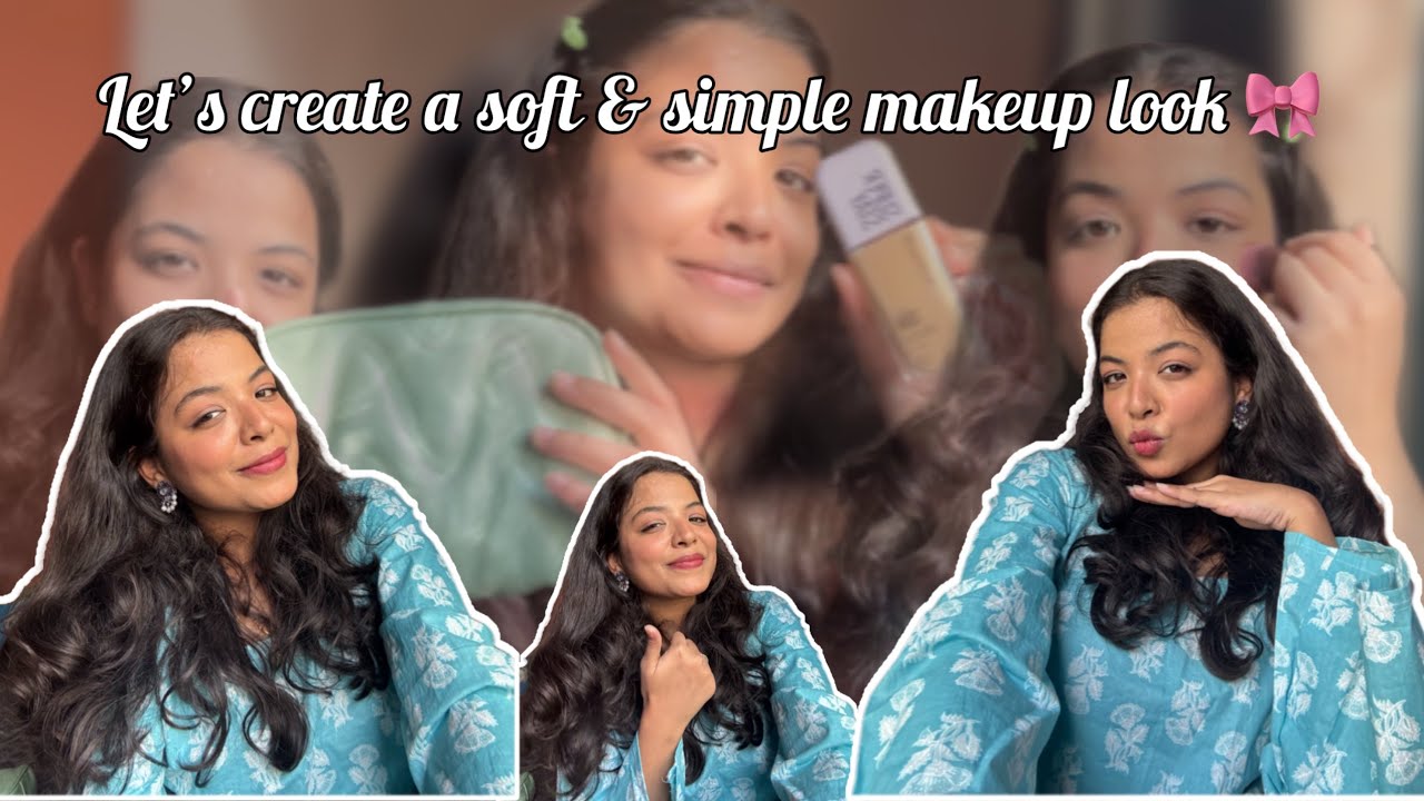 My First Video 🤍 | Makeup tutorial | Welcome to my channel 🌸 || KRUPA BHAGAT || 