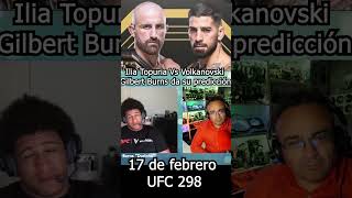 Gilbert Burns da su PREDICCIÓN sobre ILIA TOPURIA Vs VOLKANOVSKI