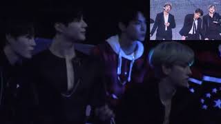 Taemin (shinee), yesung (super junior), baekhyun (exo), sungwoon
(wanna one), doyoung (nct 127) - reaction to bts mic drop remix @ mama
hongkong 2017 #shinee...