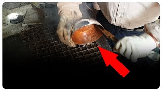 how to tinning copper bowl | Tin plating process of copper bowl