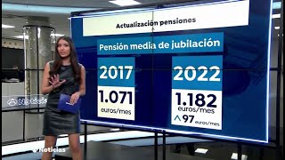 #BigDatosA3N​ | Estas son las subidas en las pensiones para el año 2022