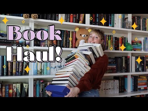 My Accidentally GINORMOUS Book Haul! (lol) thumbnail