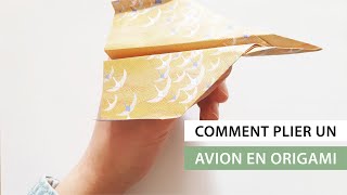 TUTO | AVION EN ORIGAMI | ORIGAMI PLANE (VOSTen)