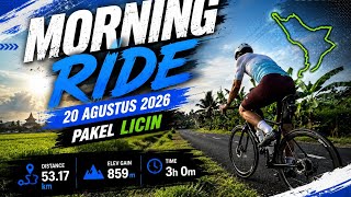 Morning Ride 20 August 2026 Pakel Licin