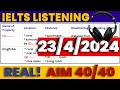 IELTS Listening Practice Test 2024 with Answers - 23/4/2024
