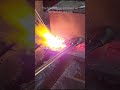 Blowing off weld bead with gas torch (비드불기) #shorts
