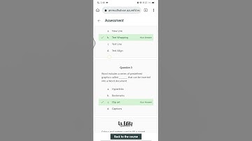 Naan Mudhalvan Microsoft Word Beginners Level Answers 100% correct 💯