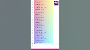 Turtle Graphics Package in Python Draw Animated Alphabet B #coding #datavisualization