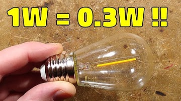 Nice (but inefficient) LED lamp plus experimental mods