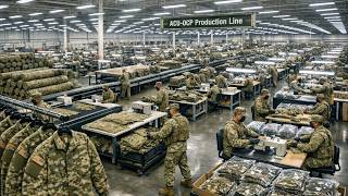 Inside the Factory Where Military Uniforms Are Manufactured | Complete ACU-OCP Process
