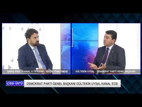 ÇİZGİ ÜSTÜ PROGRAMININ KONUĞU DEMOKRAT PARTİ GENEL BAŞKANI GÜLTEKİN UYSAL