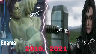 2019 Vs 2021 Exam Meme Thor Vs Hela Exams Vs Students Meme Fight