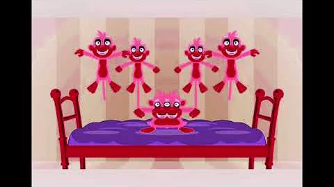 Five Little Monkeys Sing a Long! | Sponsored By Klasky Csupo