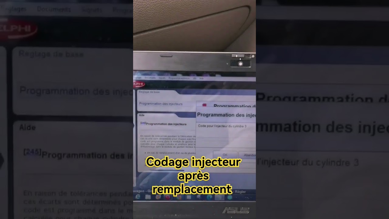 Injecteur HS, Codage, Diag, Réparation, Remplacement. 