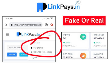 Linkpays Fake Or Real | Linkpays.in | Payment Proof | Linkpays How to use | Best Url Shortener 2023
