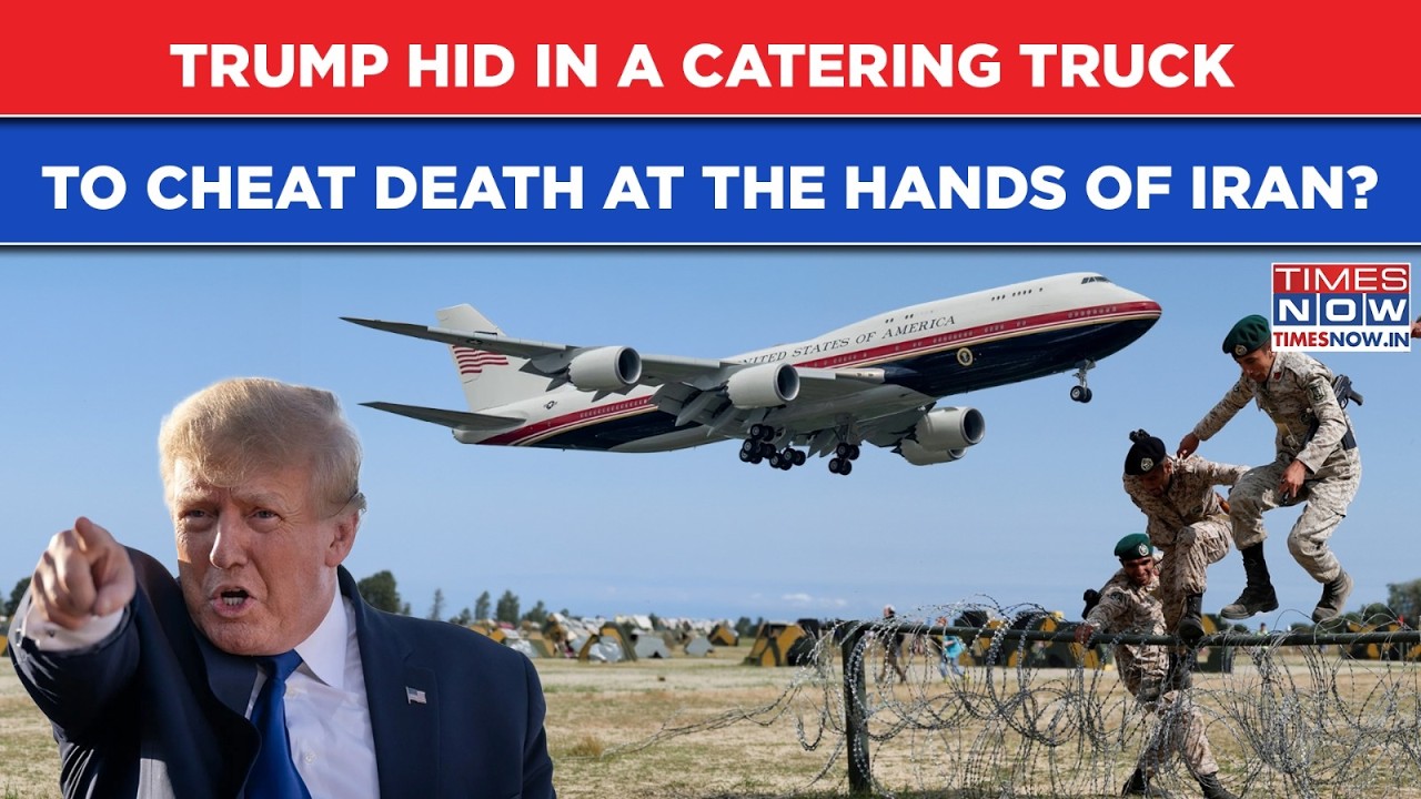 Trump Hid In Catering Cart To Board Secret Flight In Turkey? Watch How US President Beat Iran Threat