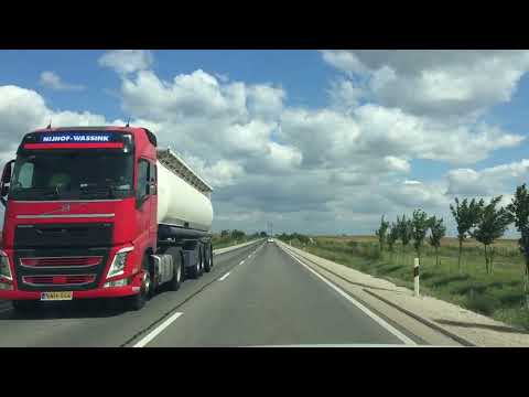Driving Hungary 2021 - Highway 62 southbound Seregélyes bypass