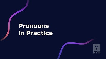 Pronouns in Practice