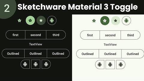 Sketchware material 3 | MaterialButtonToggleGroup in Sketchware Pro | Exclusive Button Groups