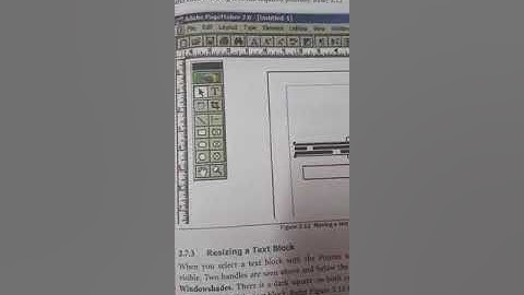 12th computer application (em)-page maker moving resizing and splitting text block)