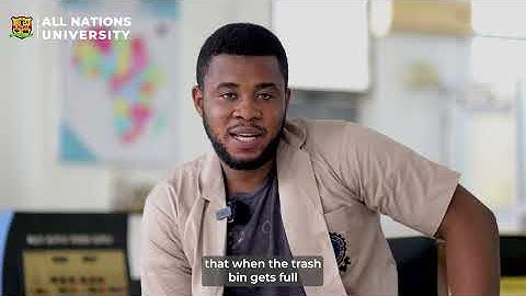 Revolutionizing Waste Management: Solar-Powered Smart Dustbin Project | All Nations University.